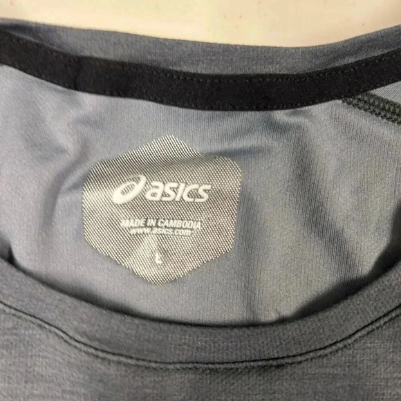 Men’s ASICS Grey Tank Top Size Large - Picture 3 of 6